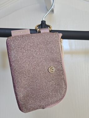Lululemon Clippable Card Pouch Glitter